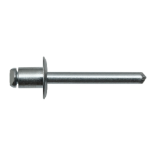 Заклёпки вытяжные стальные со стандартным бортиком St/St 4х20 мм DIN 7337